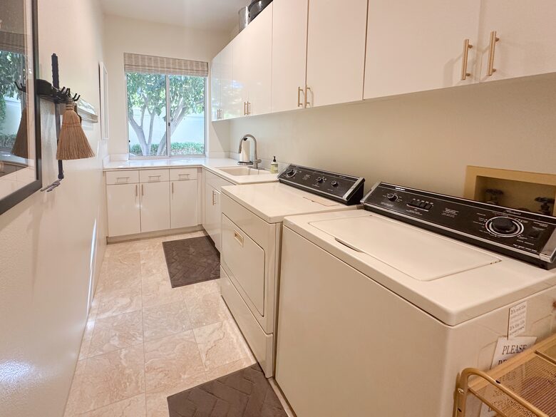 Laundry Room Adjacent to Garage