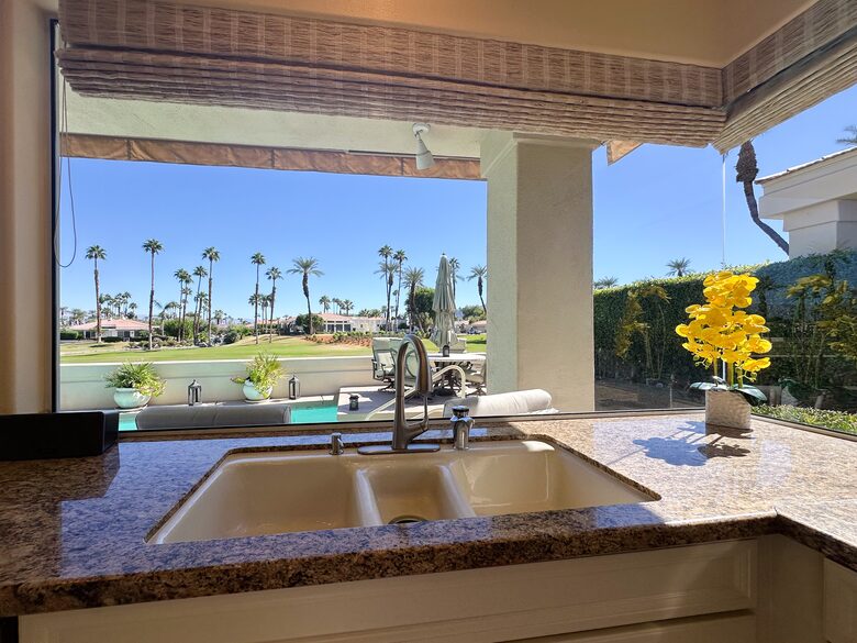 Stunning Fairway View from the Kitchen Sink
