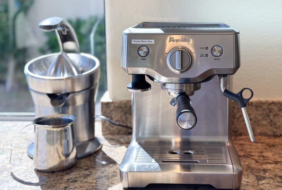 Morning Essentials: Juicer and Espresso Machine