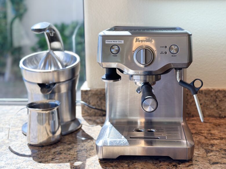 Morning Essentials: Juicer and Espresso Machine