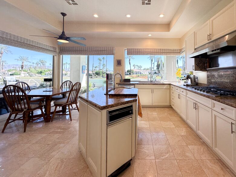 Chef's Kitchen with Granite Countertops