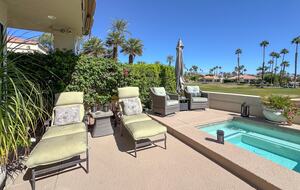 Sun Deck with Chaise Lounges and Spa