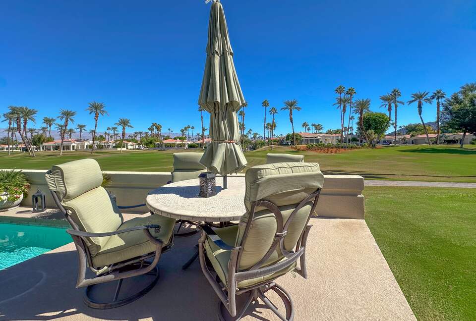 Outdoor Dining with Sweeping Fairway Vistas