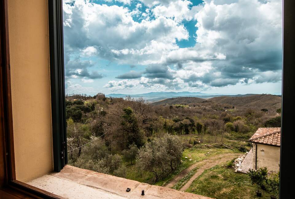 Peaceful Tuscan Getaway with Hill Views & Sauna - Massa Marittima, Italy