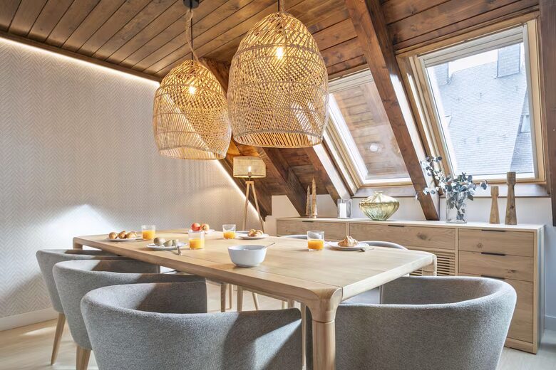 Sophisticated Alpine Triplex - Baqueira, Spain