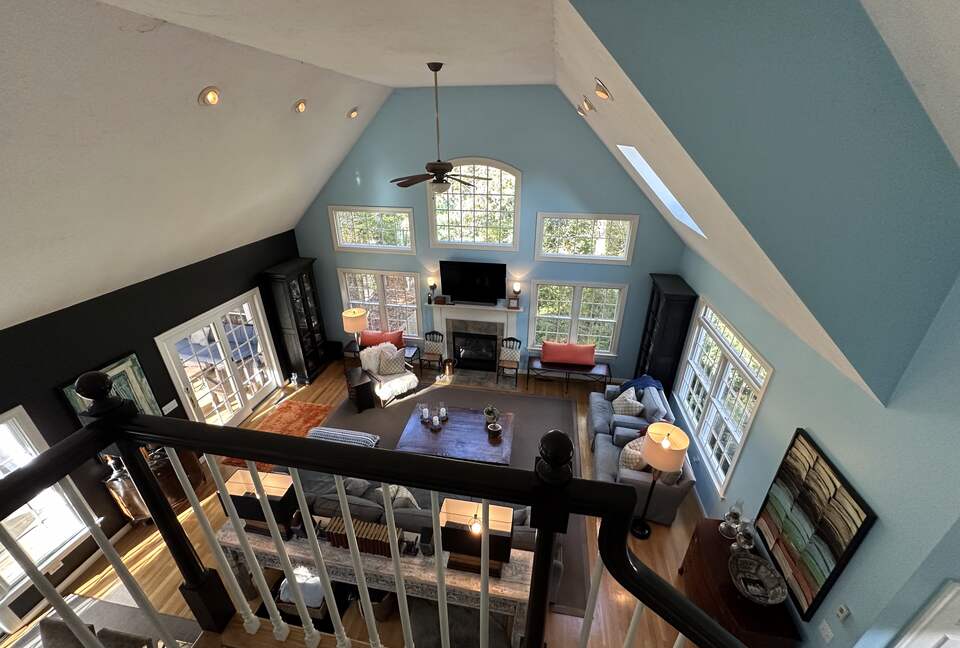 View of Living Room from 2nd Floor