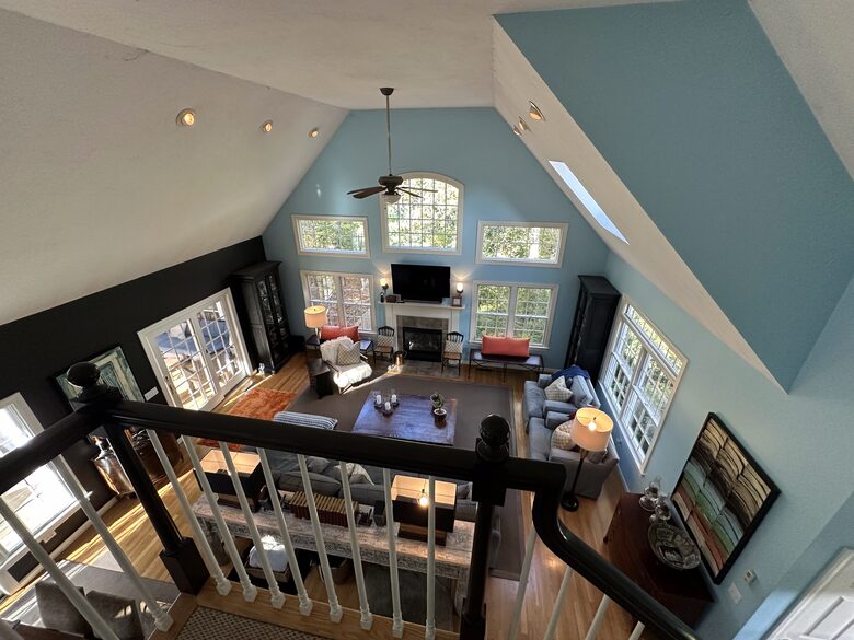 View of Living Room from 2nd Floor