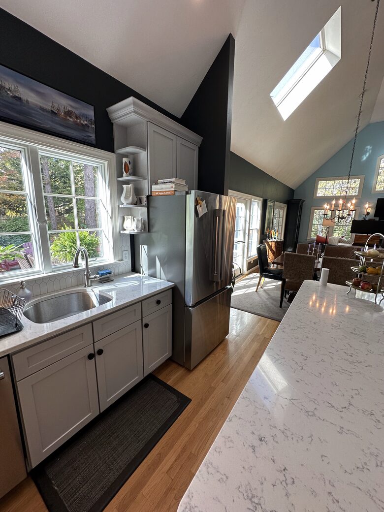 Kitchen View to Back Garden