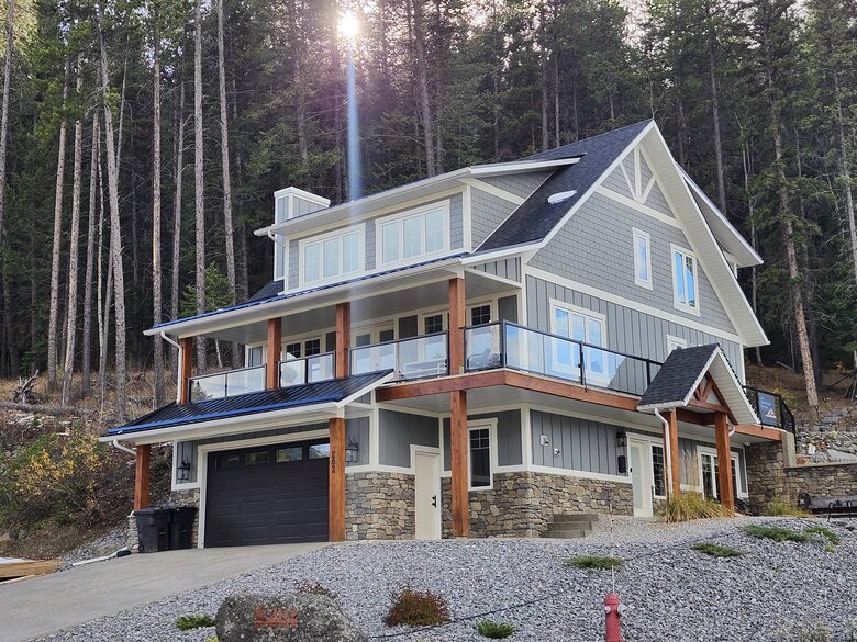 View of the house from the approach.
