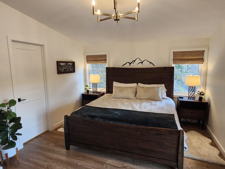 Upstairs master bedroom.