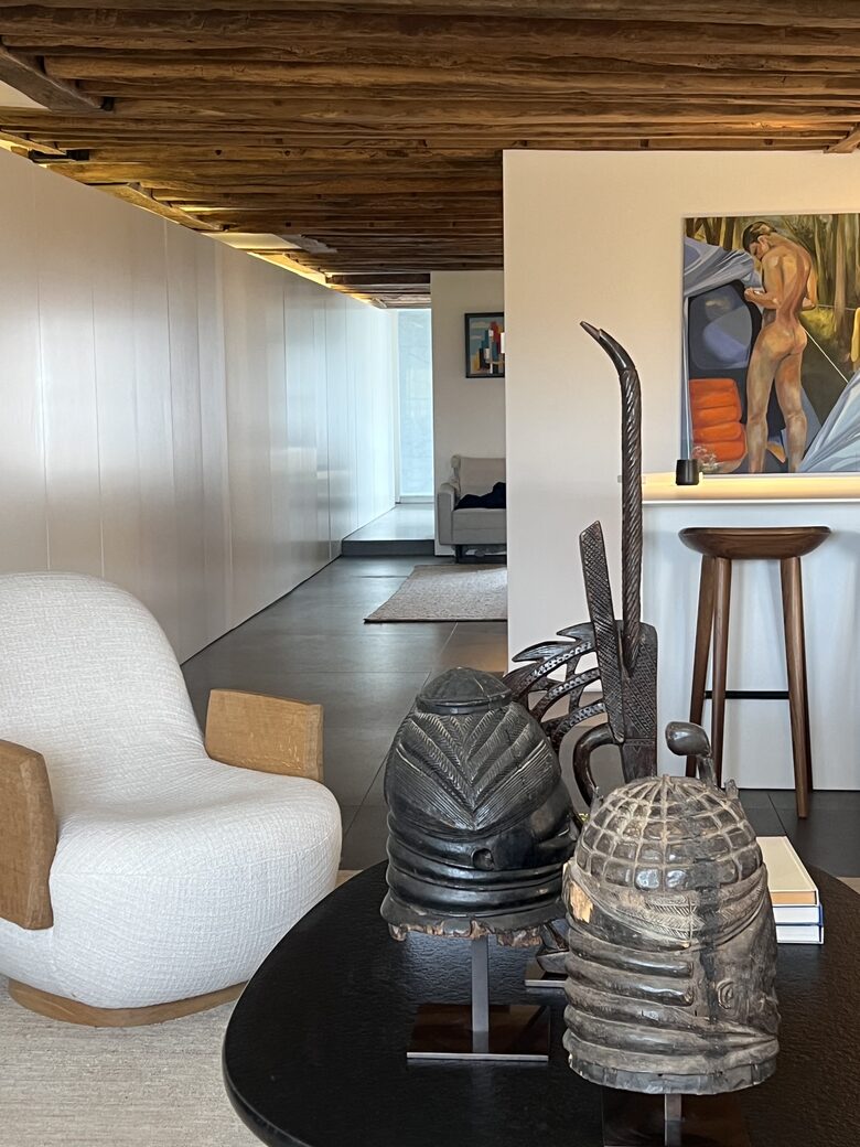 View of the open plan from the living room