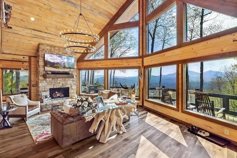 Mountain View Residence Above Blue Ridge - Blue Ridge, Georgia