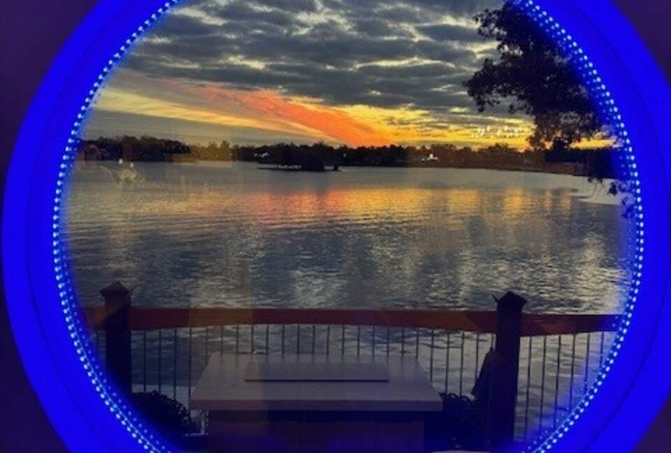 Large Porthole window in front room