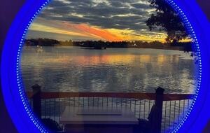 Large Porthole window in front room