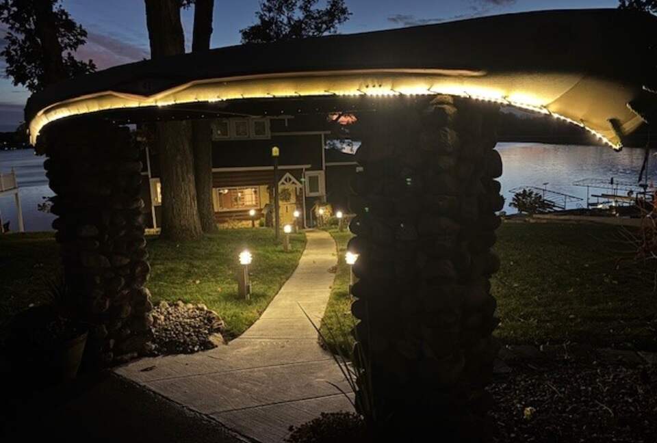 Walkway to front door