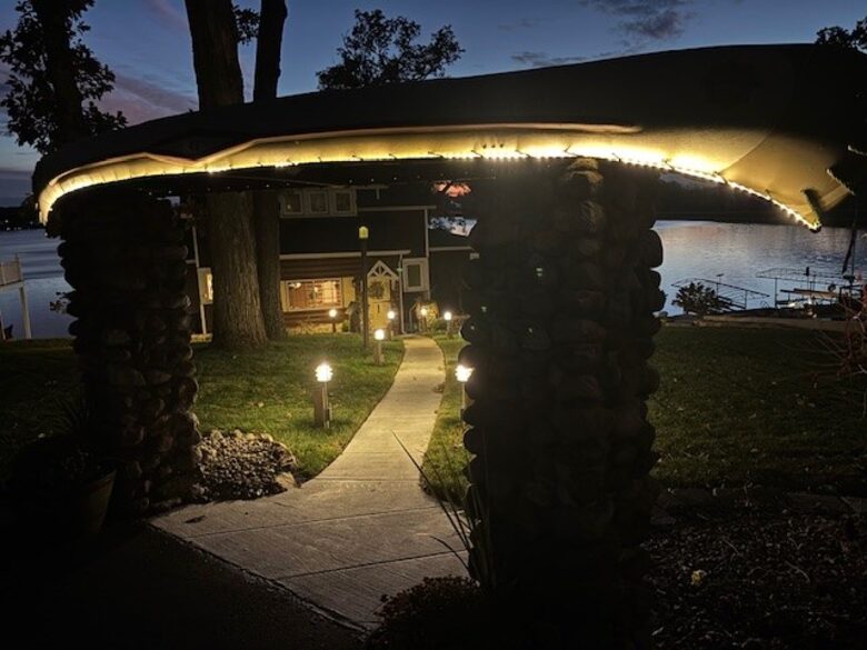 Walkway to front door