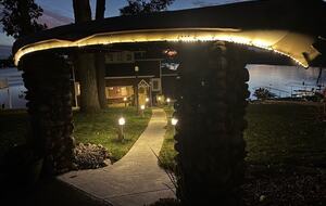 Walkway to front door