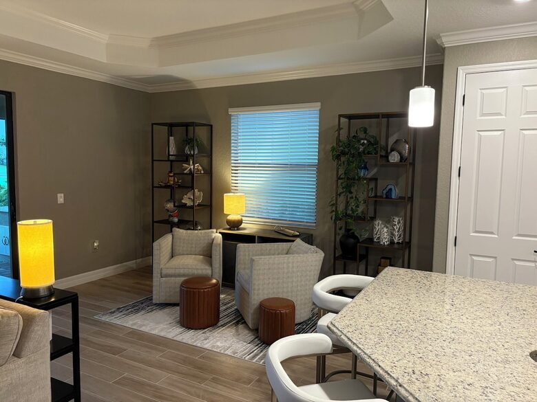 Stylish Lakewood National Home Overlooking the 7th Hole - Bradenton, Florida