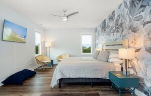 Master bedroom on top floor with large ensuite