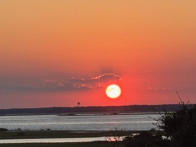 View from the top deck