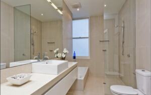 Family bathroom with shower,bath and toilet