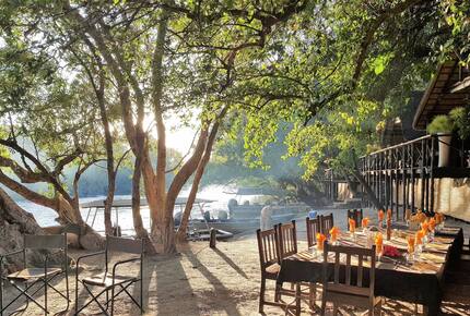 A Meru Safari Tent at the Ichingo River Lodge - Eastern Caprivi, Namibia