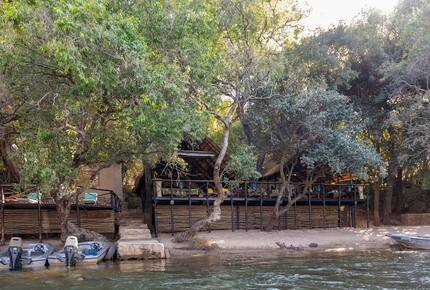 A Meru Safari Tent at the Ichingo River Lodge - Eastern Caprivi, Namibia