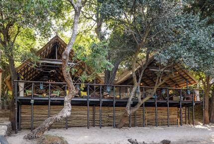 A Meru Safari Tent at the Ichingo River Lodge - Eastern Caprivi, Namibia