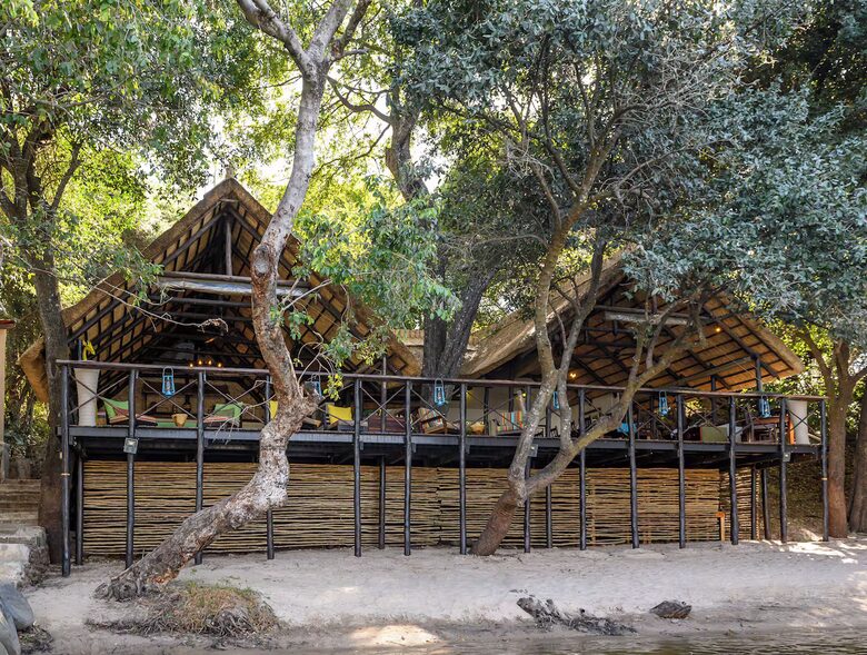 A Meru Safari Tent at the Ichingo River Lodge - Eastern Caprivi, Namibia