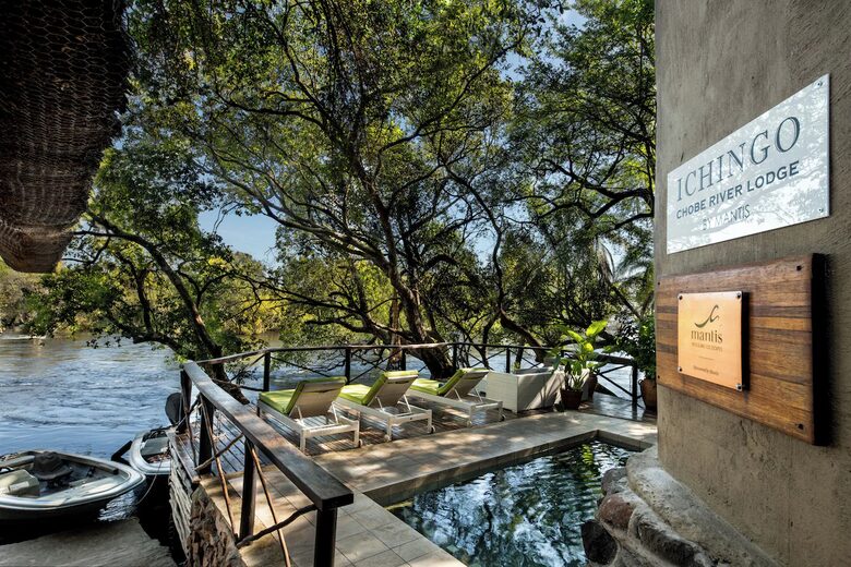 A Meru Safari Tent at the Ichingo River Lodge - Eastern Caprivi, Namibia