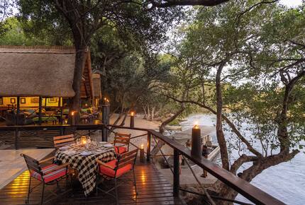 A Meru Safari Tent at the Ichingo River Lodge - Eastern Caprivi, Namibia
