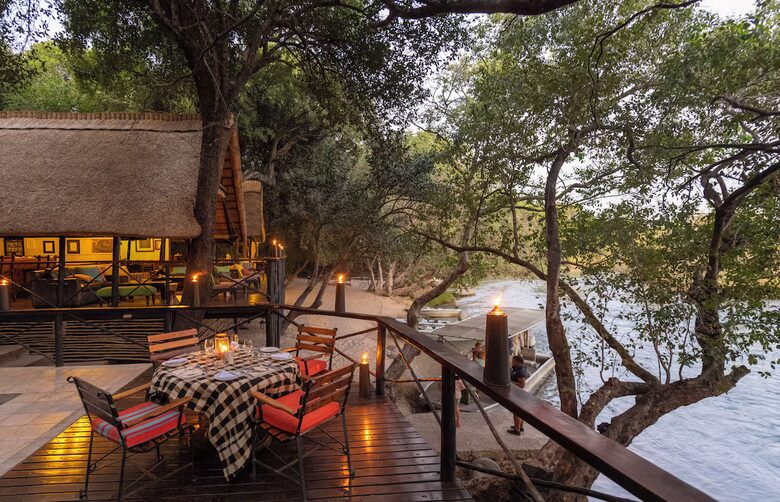 A Meru Safari Tent at the Ichingo River Lodge - Eastern Caprivi, Namibia