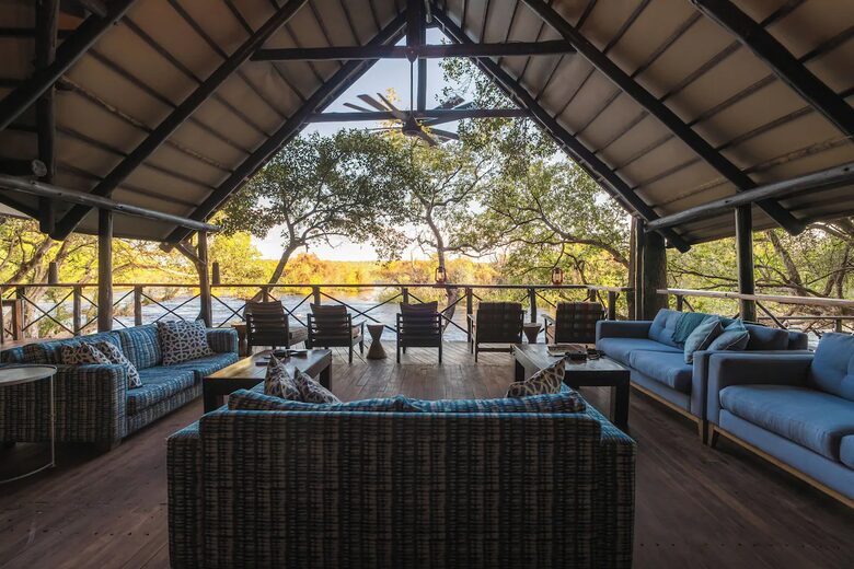 A Meru Safari Tent at the Ichingo River Lodge - Eastern Caprivi, Namibia