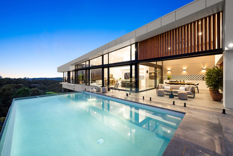 Modern Bonogin Retreat with Heated Pool & Coastal Vistas - Gold Coast, Australia