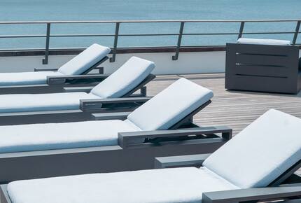 Rooftop Deck with Ocean and Mountain Views