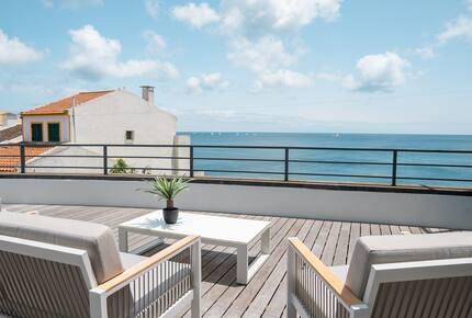 Ocean Front Deck Serving Main Bedrooms