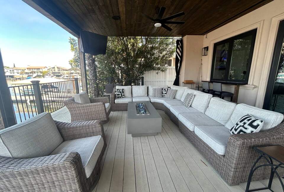 Modern Delta Retreat with Bar, Deck, and Private Dock Access - Discovery Bay, California