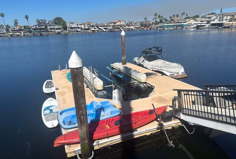 Modern Delta Retreat with Bar, Deck, and Private Dock Access - Discovery Bay, California