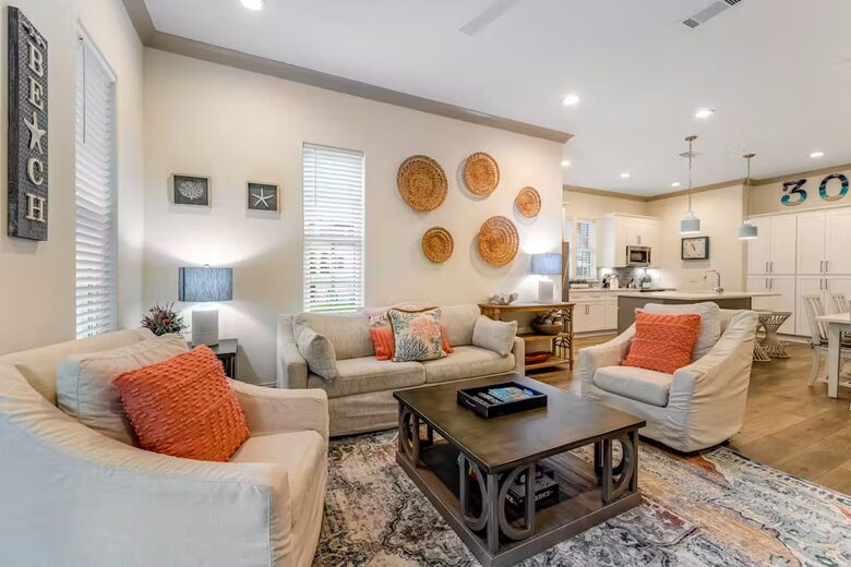 Newly Built Luxury Retreat with High Ceilings & Gulf Breeze Views - Santa Rosa Beach, Florida