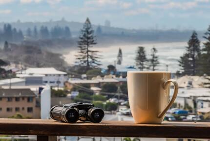 Relax and enjoy the open view from balcony