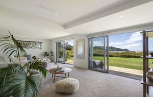 Omaha Waterfront Haven with Pool and Ocean Views - Omaha, New Zealand
