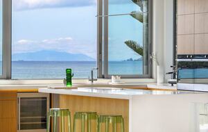 Omaha Waterfront Haven with Pool and Ocean Views - Omaha, New Zealand