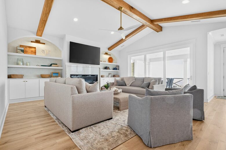 New Ocean Isle Retreat with Direct Beach Access & Tiki Bar - Ocean Isle Beach, North Carolina