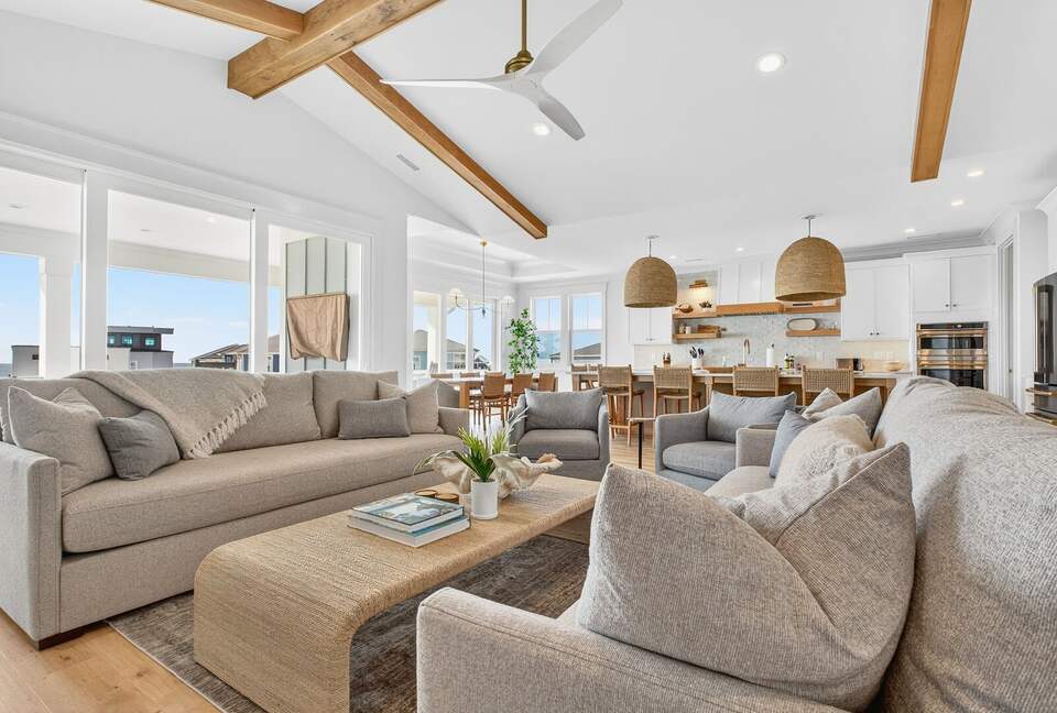 New Ocean Isle Retreat with Direct Beach Access & Tiki Bar - Ocean Isle Beach, North Carolina