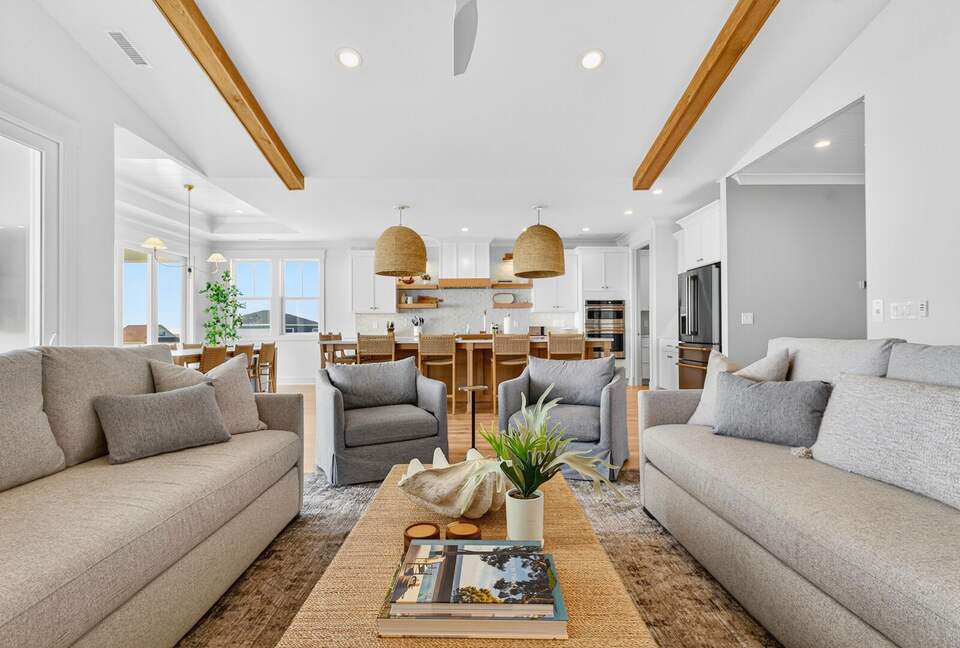 New Ocean Isle Retreat with Direct Beach Access & Tiki Bar - Ocean Isle Beach, North Carolina