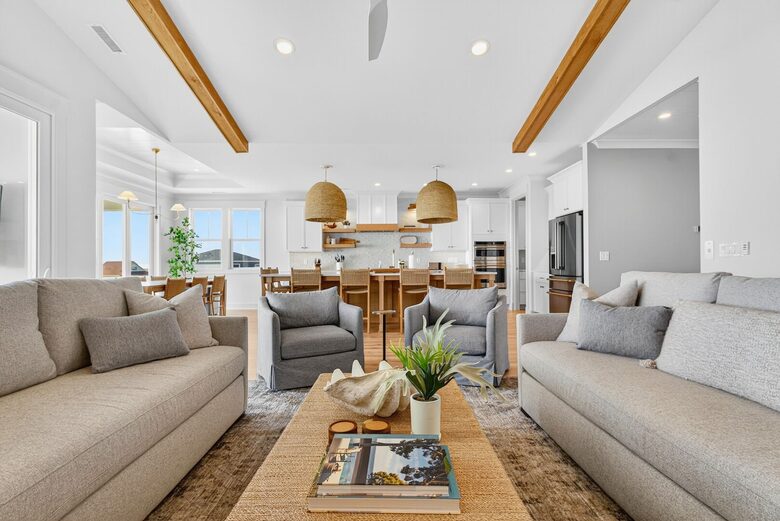 New Ocean Isle Retreat with Direct Beach Access & Tiki Bar - Ocean Isle Beach, North Carolina