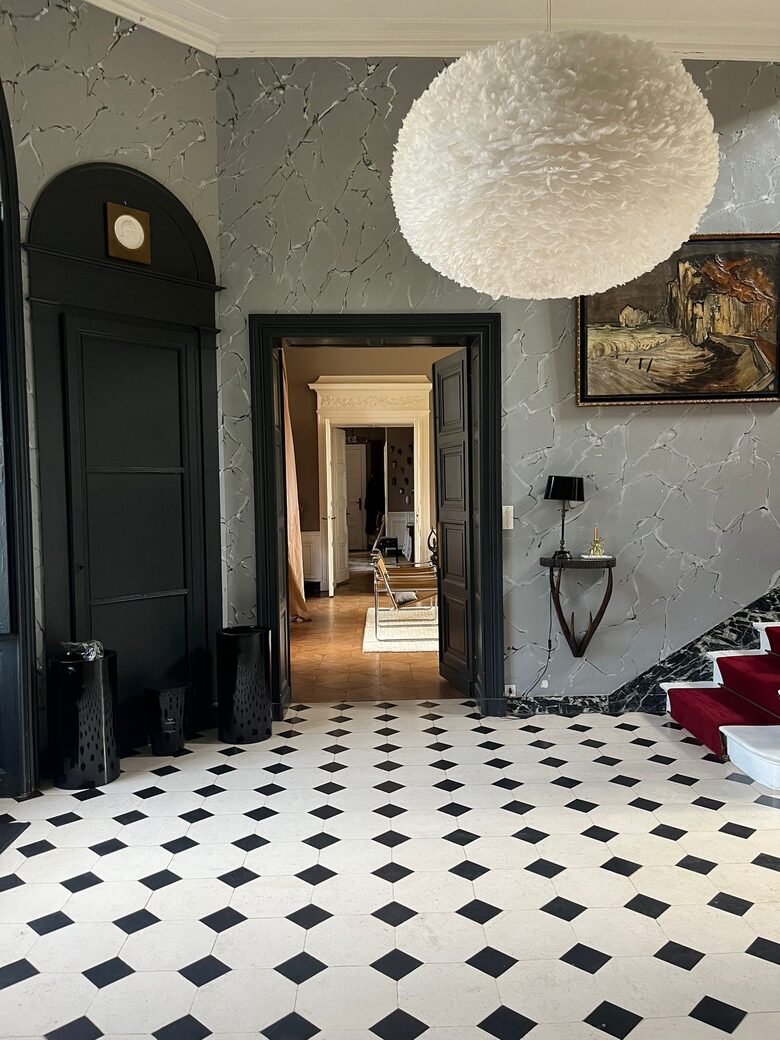 From entry to music room