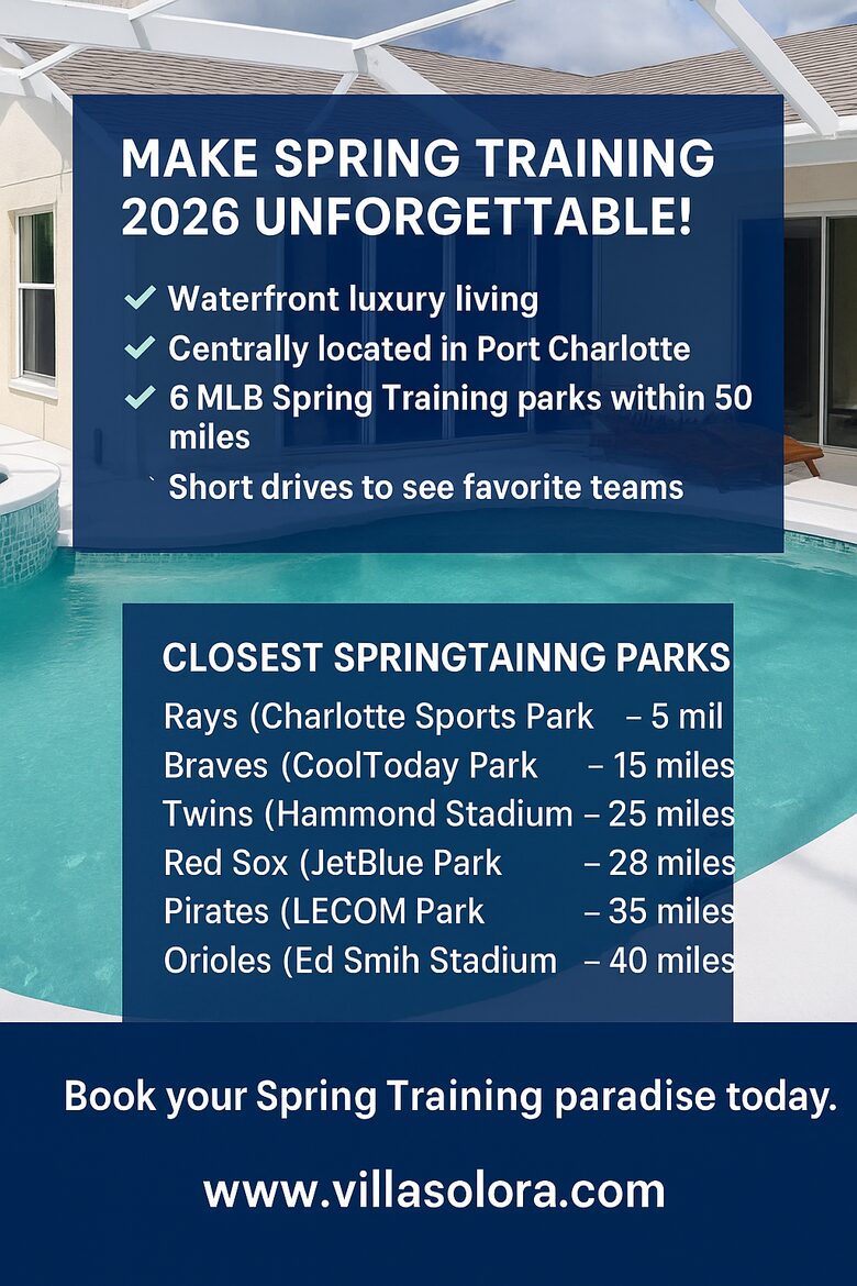 Villa Solora Modern Spanish-Inspired Retreat on Florida’s Intracoastal Waterway - Port Charlotte, Florida