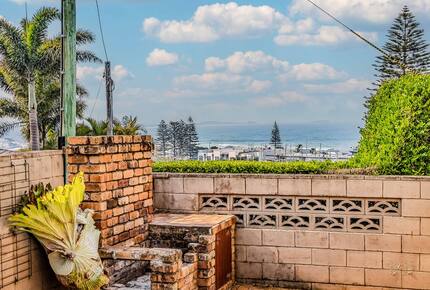 Backyard with ocean view