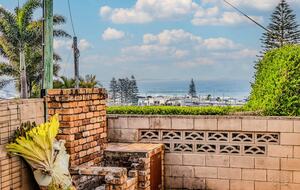Backyard with ocean view